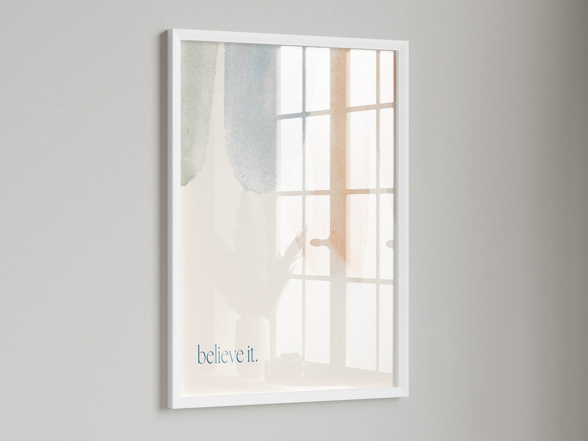 Believe It Print | Abstract Wall Art