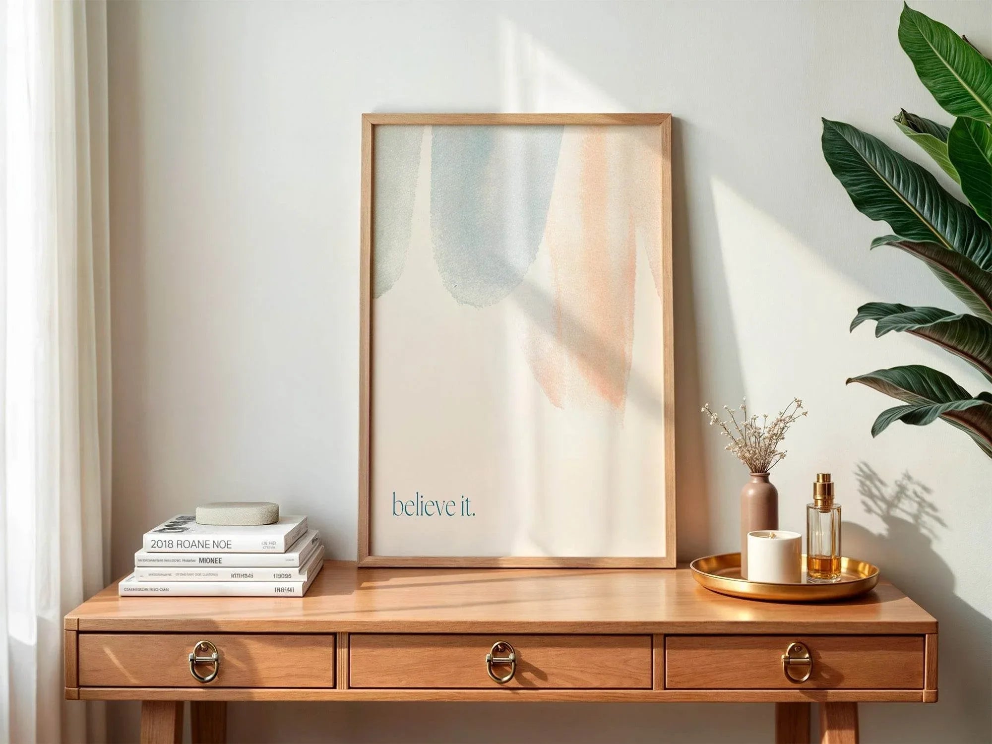 Believe It Print | Abstract Wall Art - Larosier Prints