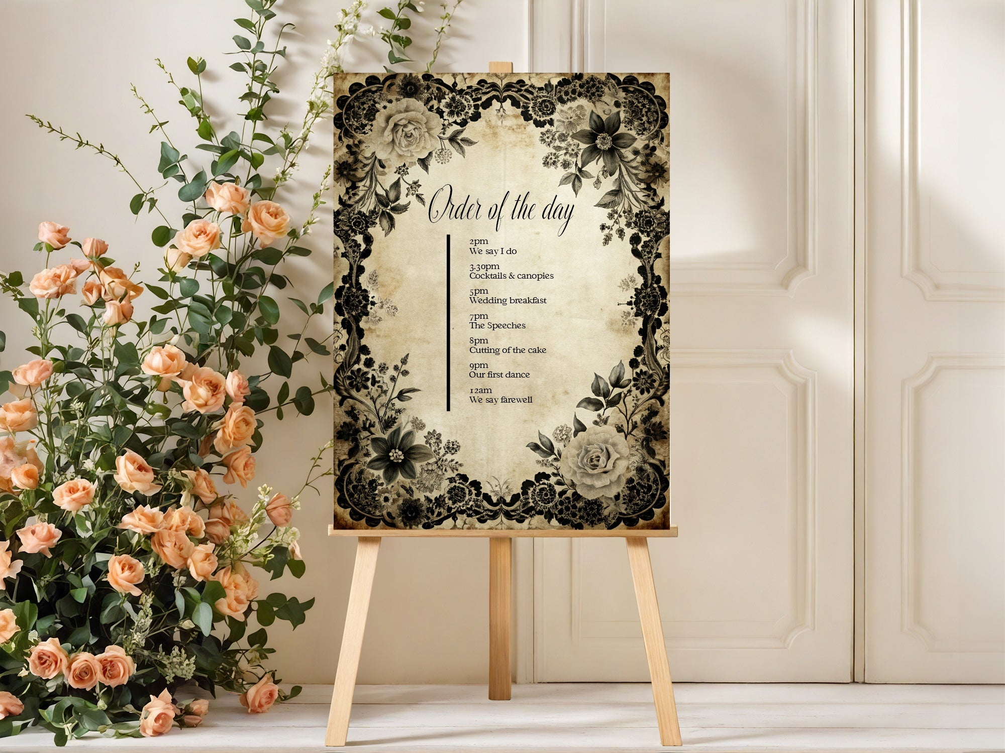 Black Rose Essentials Wedding Signage Bundle