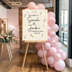 Spring Flowers Engagement Welcome Party Sign - Larosier Prints
