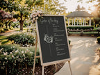 Gothic Engagement Welcome Sign | Till Death Do Us Part