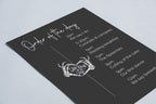Gothic Till Death Do Us Part Complete Wedding Signage Bundle