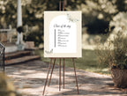 Dark Romance Vintage Moth Wedding Order of the Day Sign | 17. Order of the day 2
