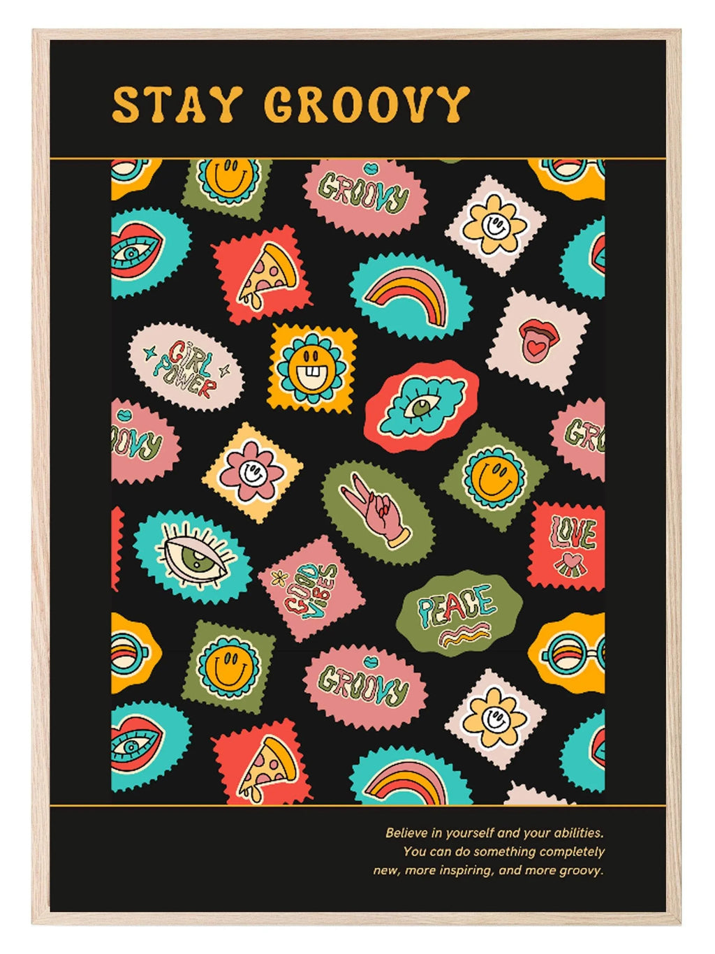 Stay Groovy Print - Larosier Prints