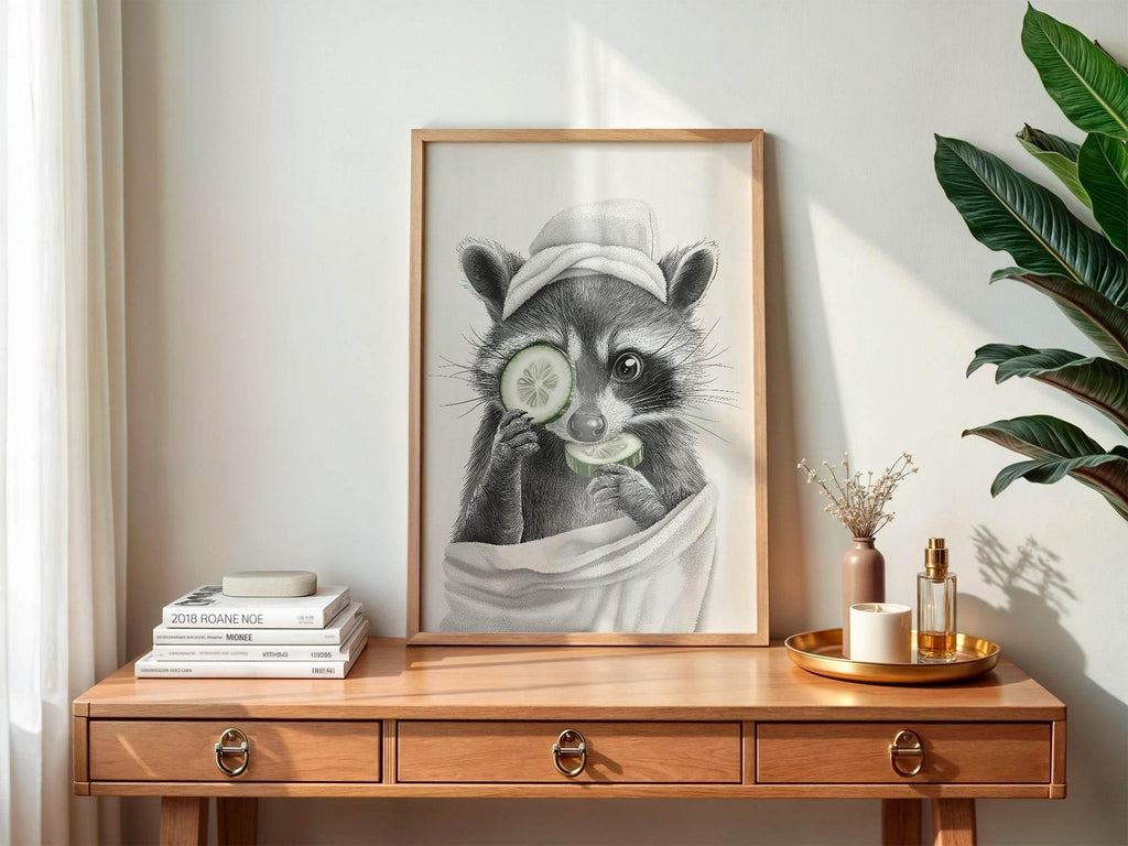 Raccoon Print - Larosier Prints
