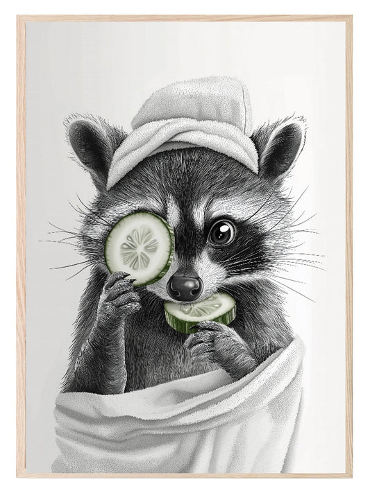 Raccoon Print