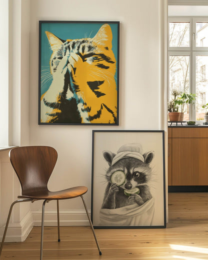 Pop Art Cat Print