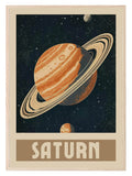 Saturn Print | Retro Wall Art - Larosier Prints