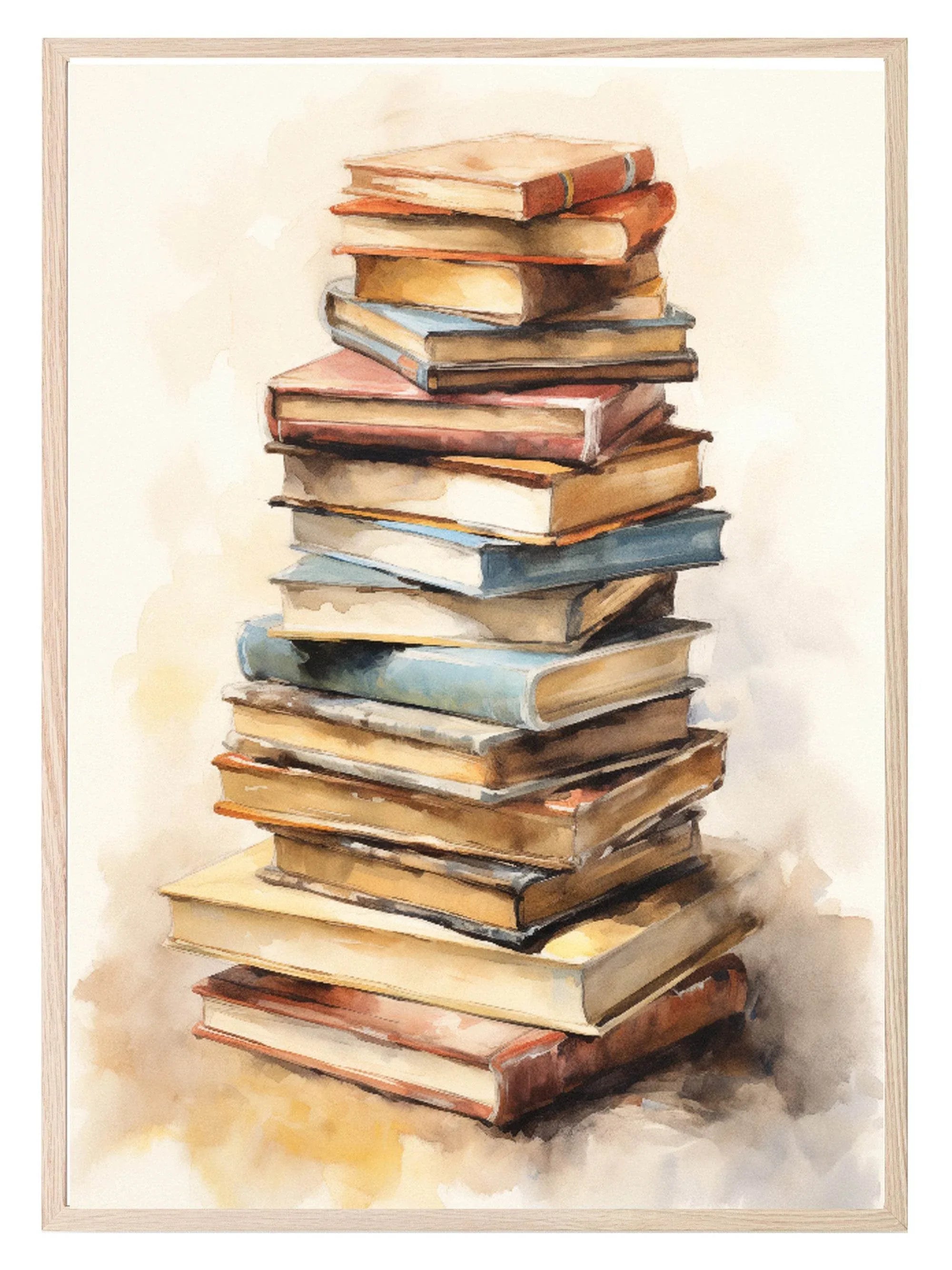 Books Wall Art Print - Larosier Prints
