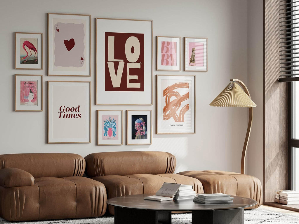 Leopard Print | Pink | Coquette Wall Art - Larosier Prints