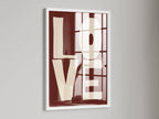 Love You Print | Romantic Wall Art - Larosier Prints