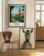 Zebra Wall Art Print - Larosier Prints