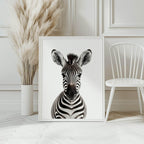 Zebra Wall Art Print - Larosier Prints