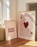 Ace Of Heart Wall Art Print - Larosier Prints