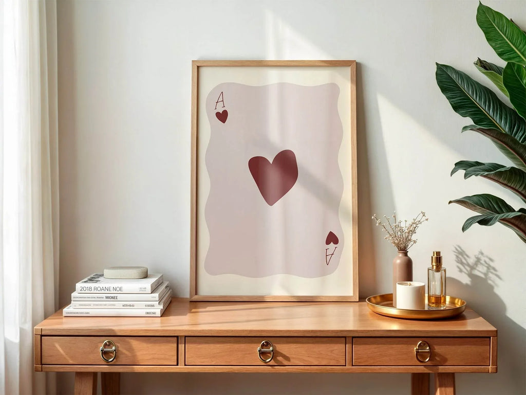 Ace Of Heart Wall Art Print - Larosier Prints