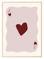 Ace Of Heart Wall Art Print - Larosier Prints