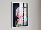 Girl with a Pearl Earring Print – Altered Art Inspired by Johannes Vermeer | Pop Culture Wall Art - Larosier Prints