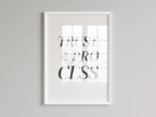 Trust The Process Print | Inspirational Wall Art - Larosier Prints