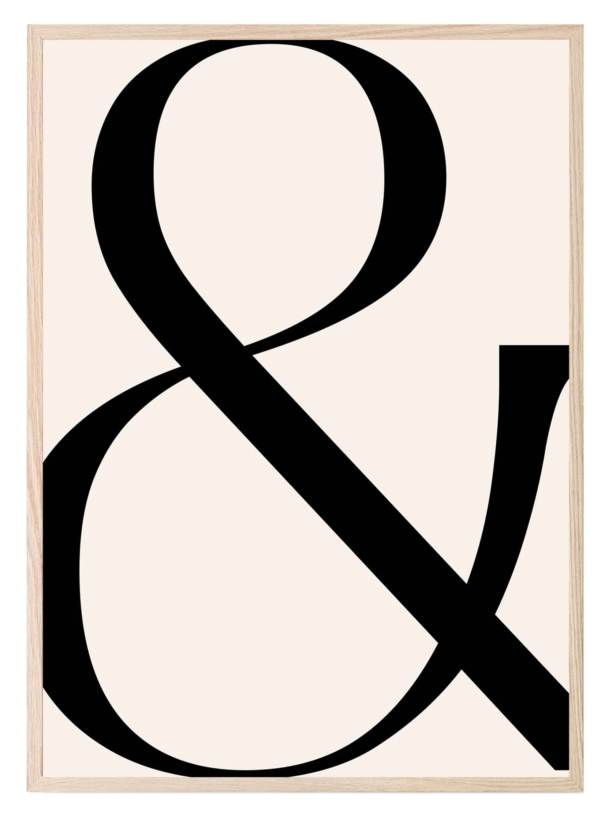 Ampersand Wall Art Print - Larosier Prints