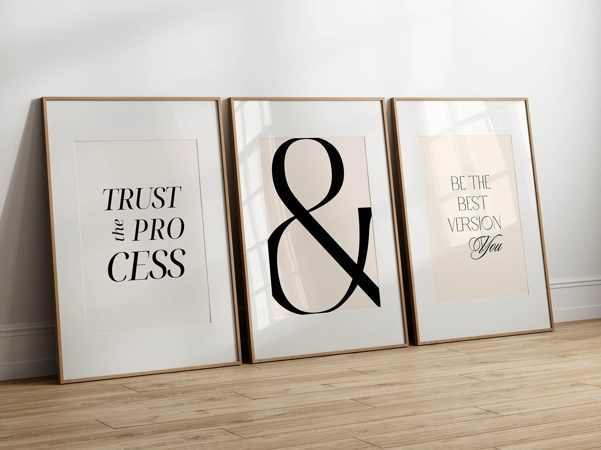 Be The Best Version Of You Print | Inspirational Wall Art - Larosier Prints