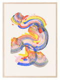 Abstract Rainbow Wall Art Print - Larosier Prints