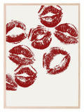 The Red Lip Print | Classy Wall Art - Larosier Prints
