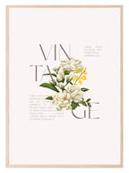 Vintage Flower Print | Floral Wall Art - Larosier Prints