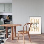 Cin Cin Print | Cocktail Wall Art - Larosier Prints