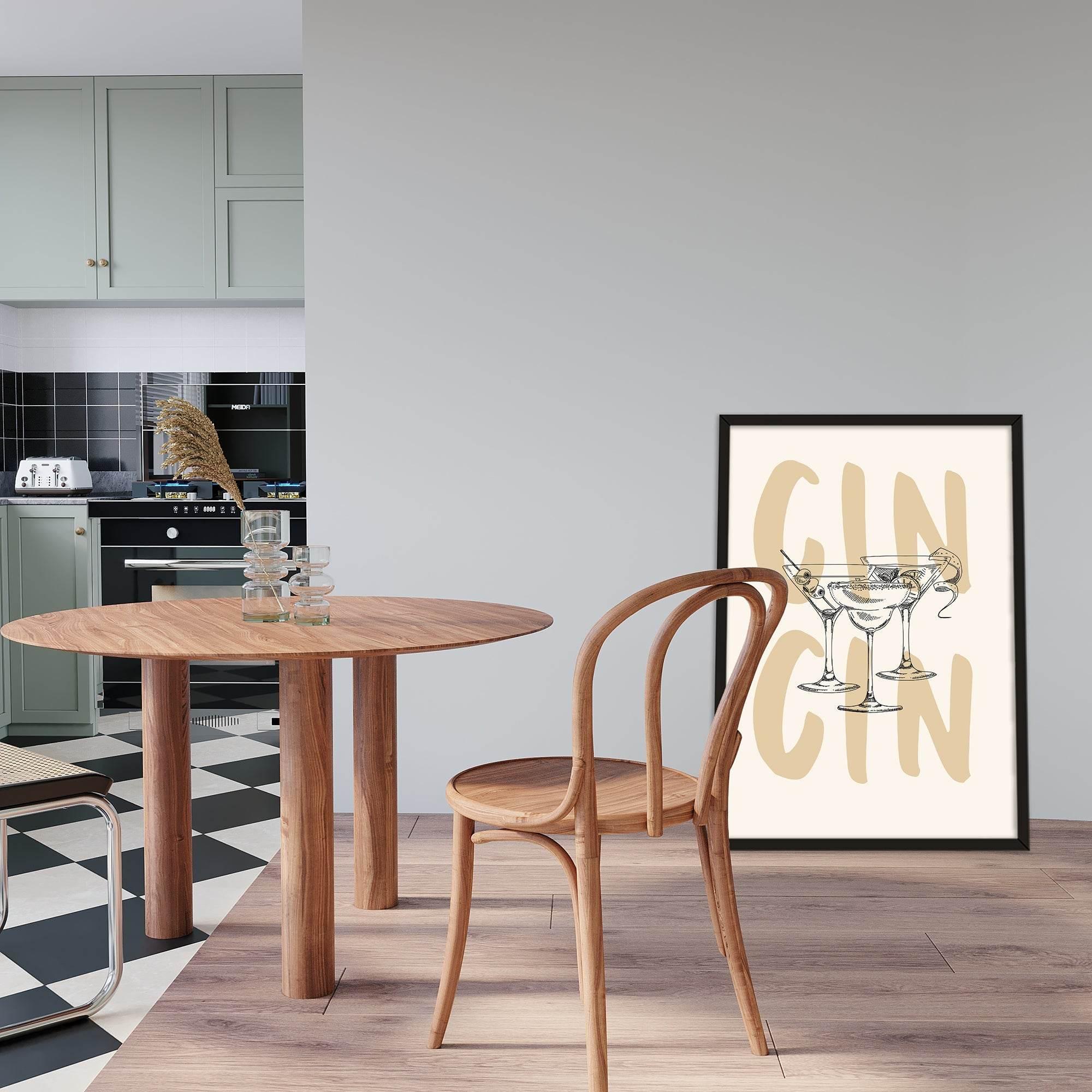 Cin Cin Print | Cocktail Wall Art - Larosier Prints