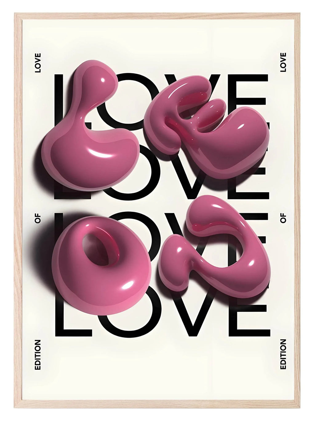 Love Bubble Print | Family & Love Wall Art - Larosier Prints