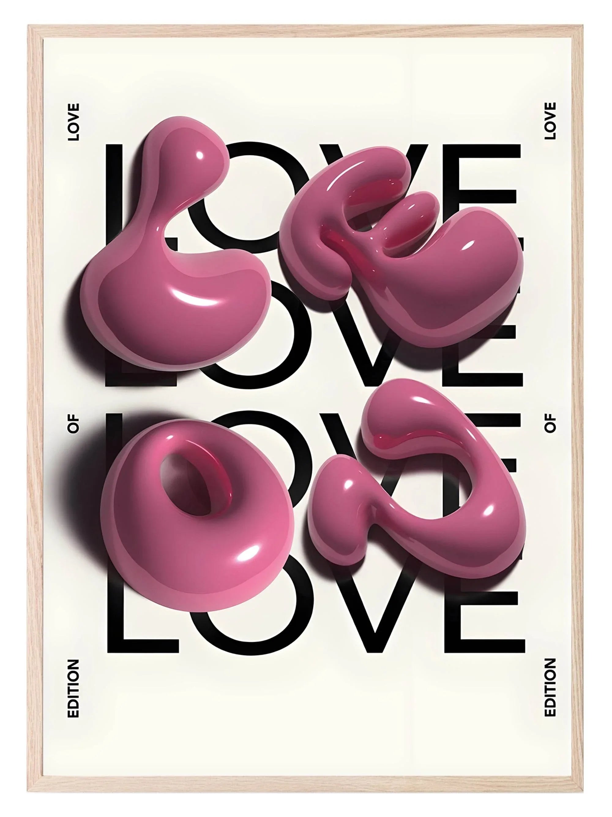 Love Bubble Print | Family & Love Wall Art - Larosier Prints