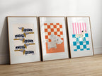 Spotty Sausage Dog Print | Kids Wall Art - Larosier Prints