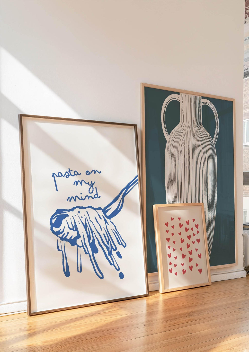 Love Hearts Print | Romantic Wall Art - Larosier Prints