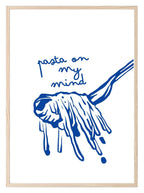 Pasta On My Mind Print | Food & Drink Wall Art - Larosier Prints