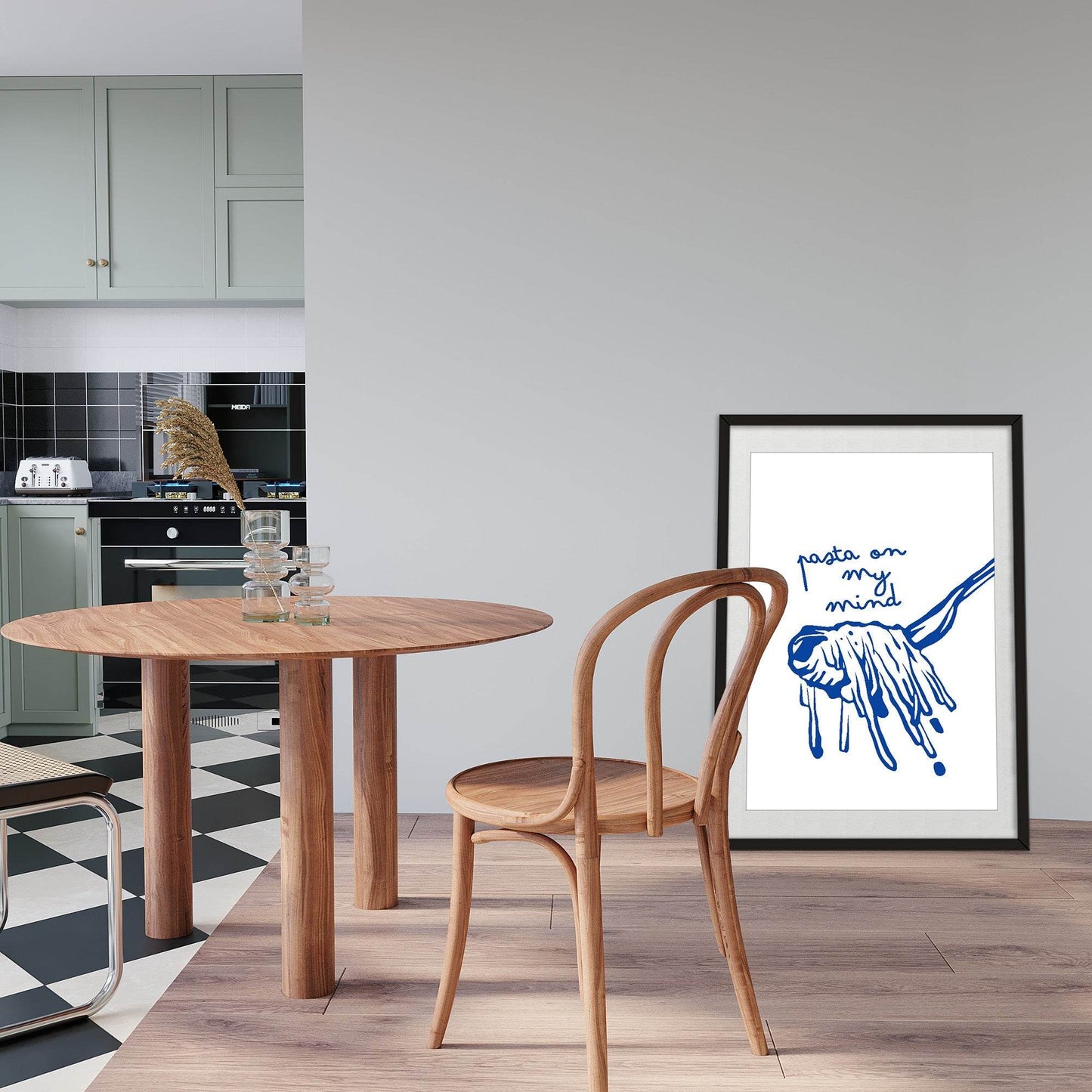 Pasta On My Mind Print | Food & Drink Wall Art