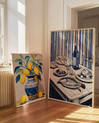 Lemon Tree in Vase Print | Kitchen Wall Art - Larosier Prints