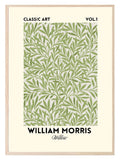 William Morris Inspired Print | Willow Green Floral Wall Art - Larosier Prints