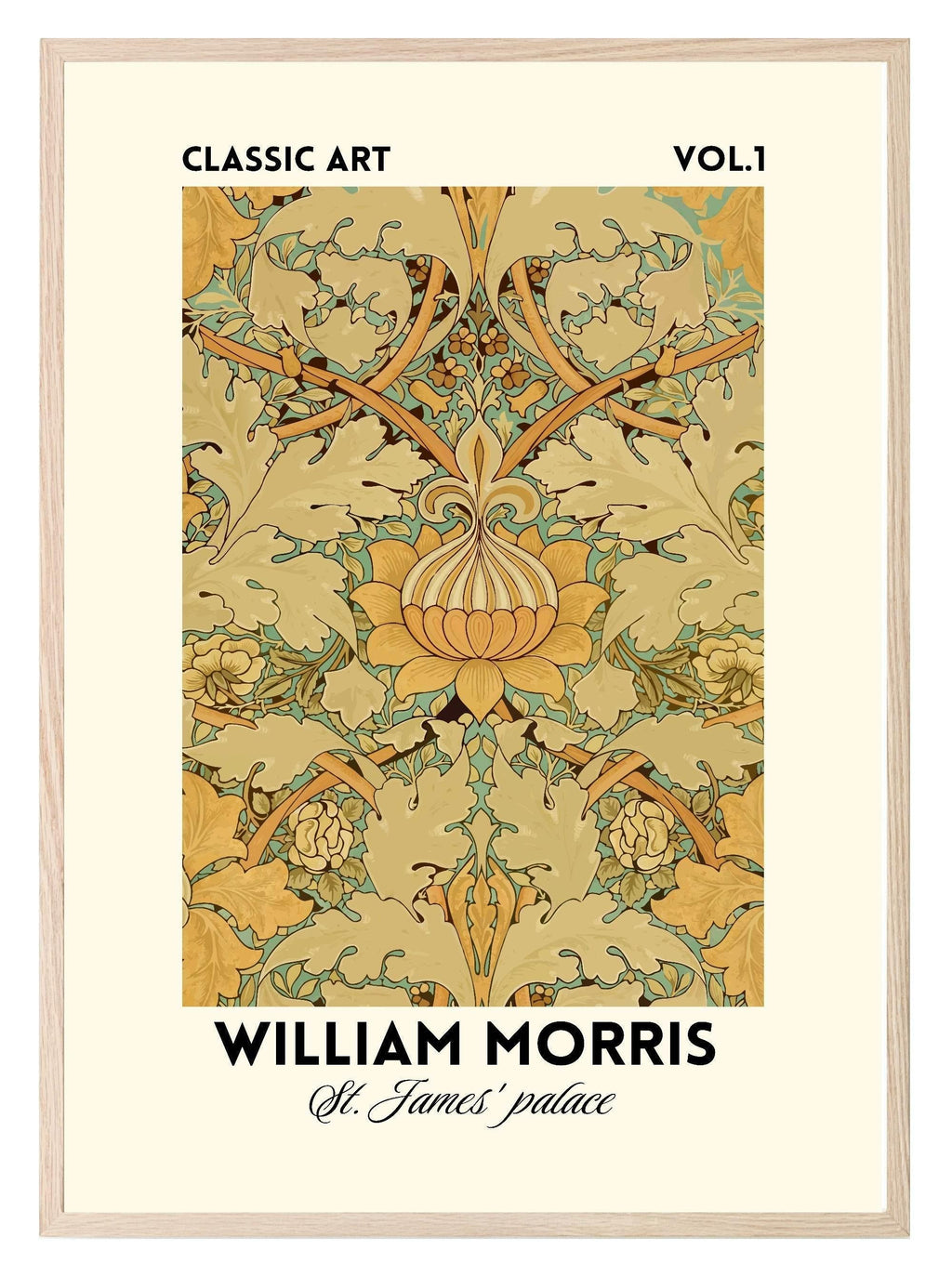 William Morris Inspired Print | St James Palace Wall Art - Larosier Prints