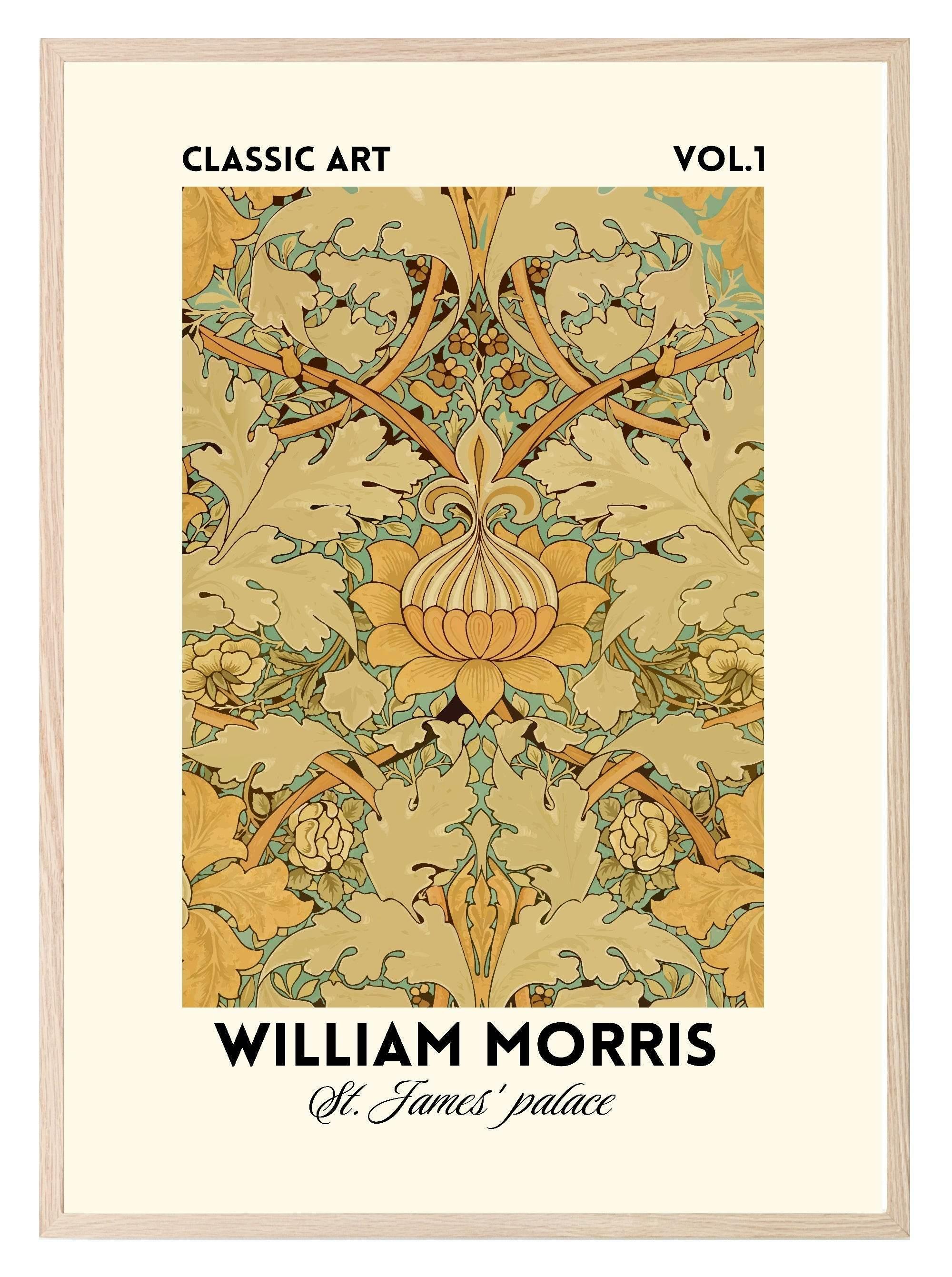 William Morris Inspired Print | St James Palace Wall Art - Larosier Prints