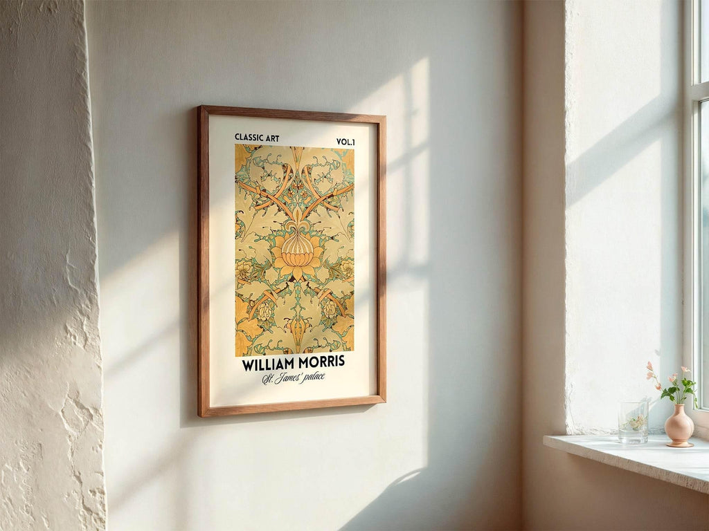 William Morris Inspired Print | St James Palace Wall Art - Larosier Prints