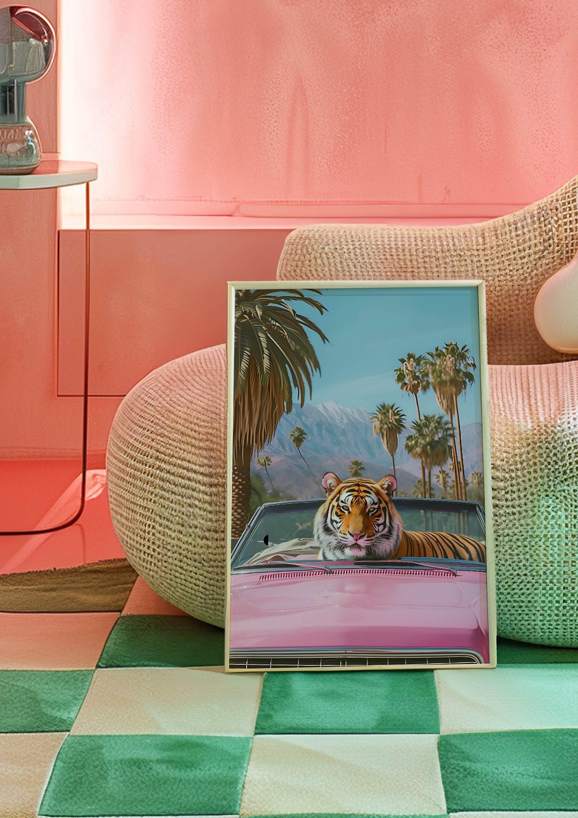 Tiger Print | Coquette Wall Art - Larosier Prints