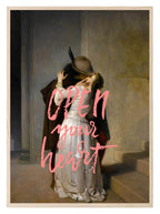 Open Your Heart Print | Altered Wall Art - Larosier Prints