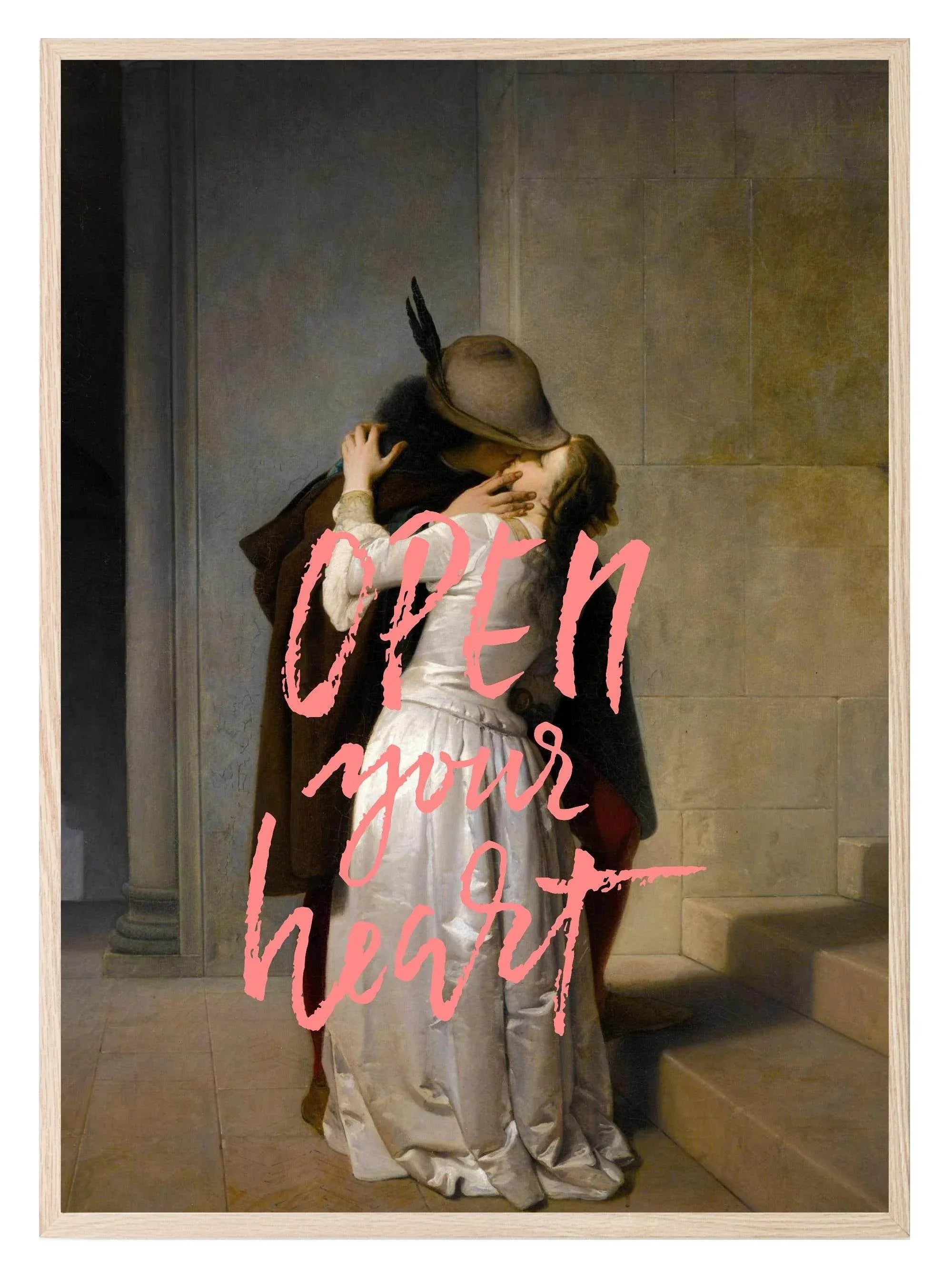 Open Your Heart Print | Altered Wall Art - Larosier Prints