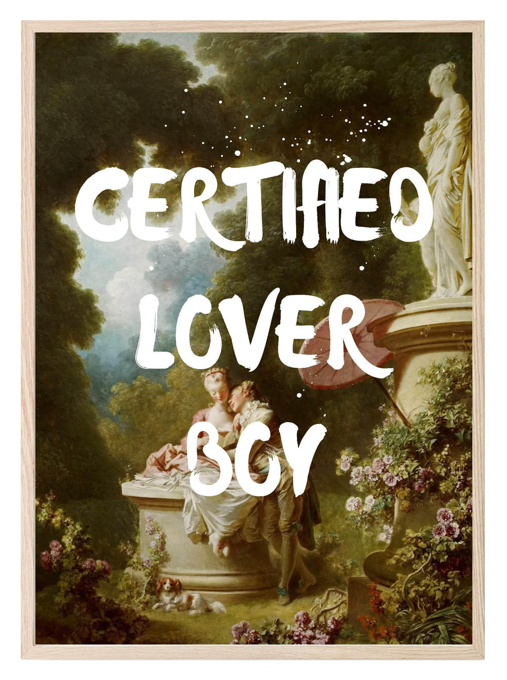 Certified Lover Boy Print | Altered Wall Art - Larosier Prints