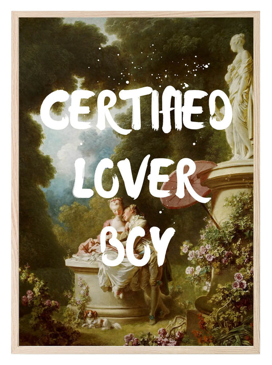 Certified Lover Boy Print | Altered Wall Art