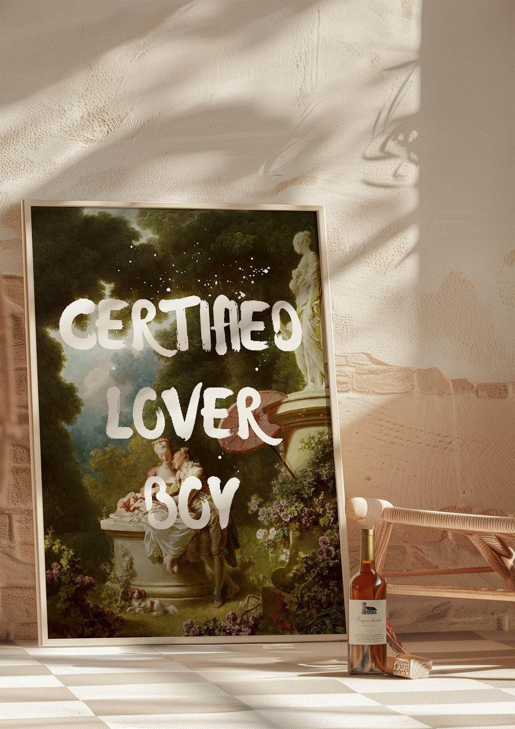 Certified Lover Boy Print | Altered Wall Art - Larosier Prints