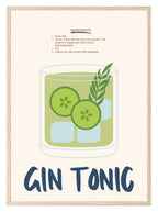Gin Tonic Print - Larosier Prints