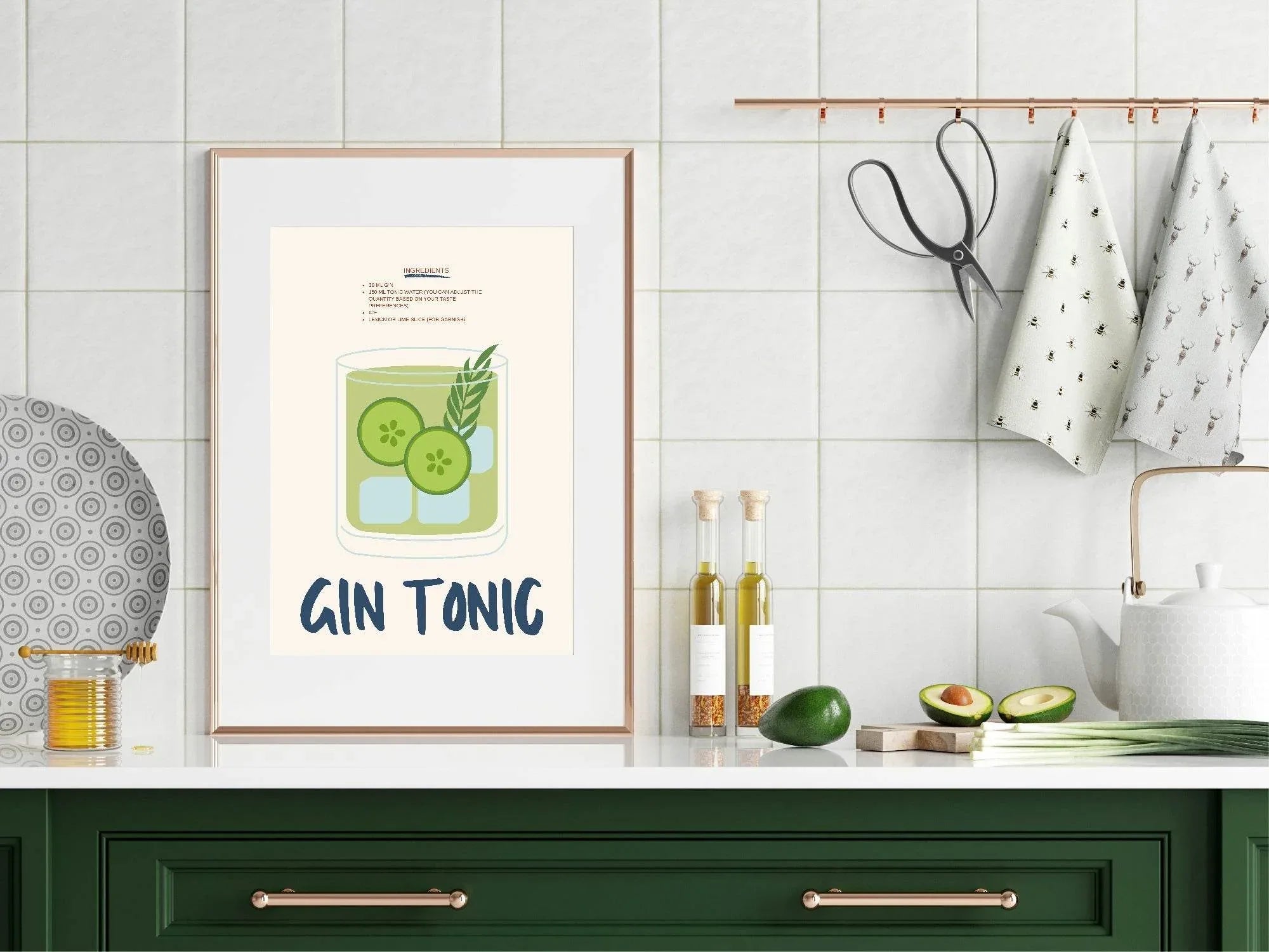 Gin Tonic Print - Larosier Prints