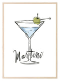 Martini Print | Kitchen Wall Art - Larosier Prints