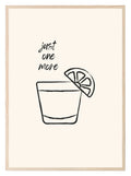 Just One More Print | Kitchen Wall Art - Larosier Prints